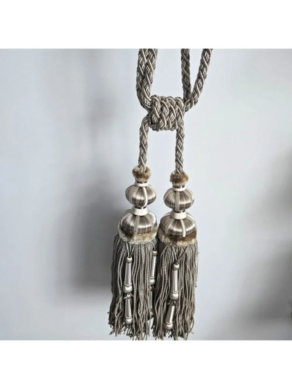 Margaux Double Tassel Tieback Samuel & Sons Passementerie